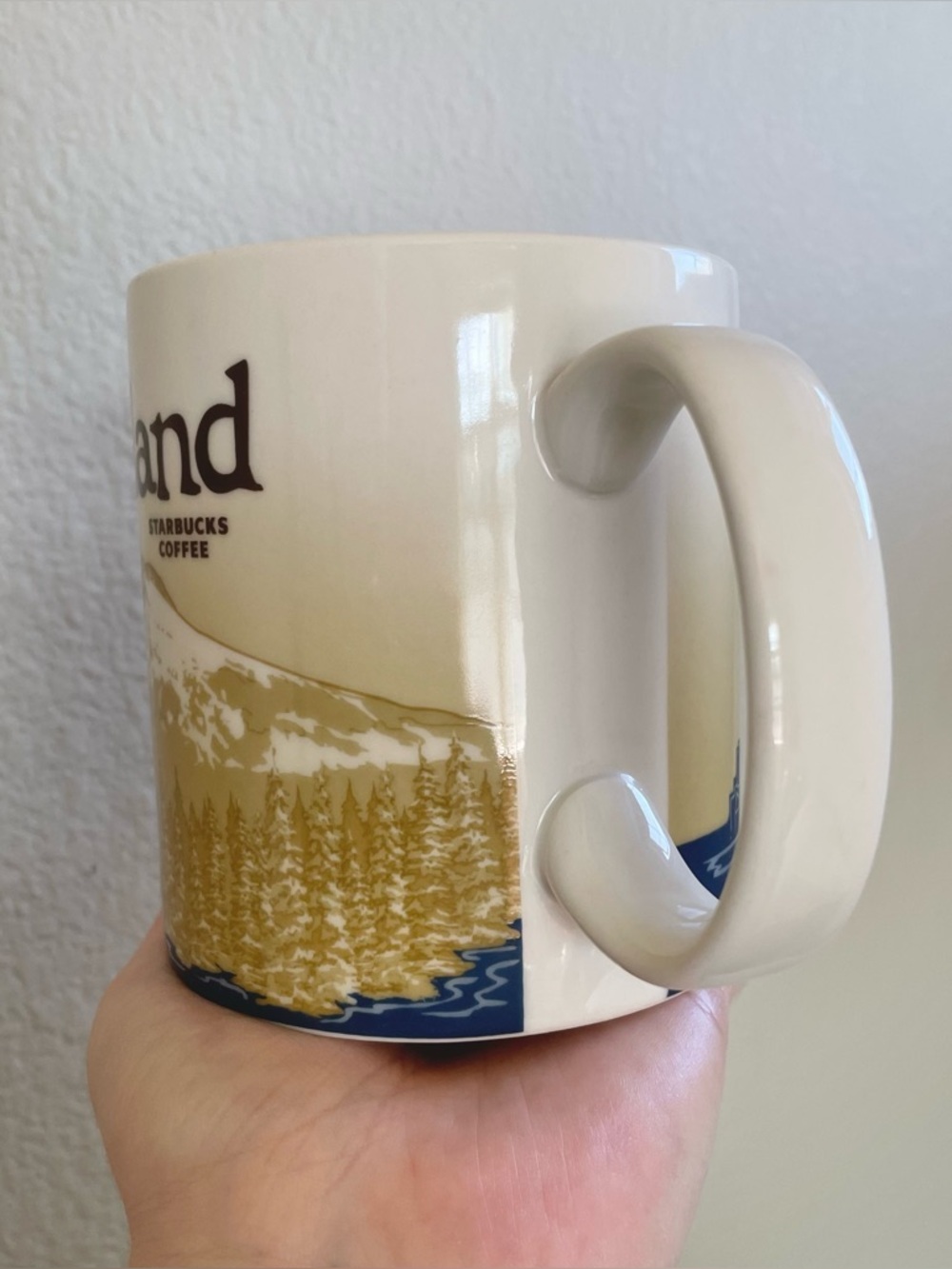 Starbucks Portland Mount Hood Scenic Ceramic Mug Collectors Series 16 oz Global - Picture 2 of 8